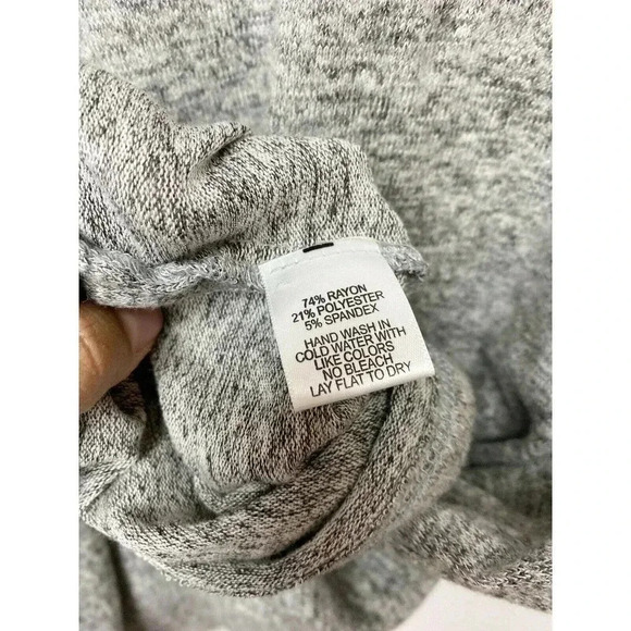 Gibson look gray full sleeves pullover Sweater Sz S Nordstrom Blogger - Picture 4 of 5